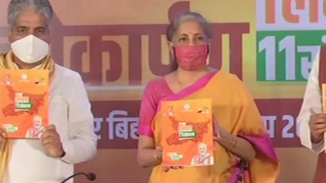 Bihar: Nirmala Sitharaman releases BJP's vision...
