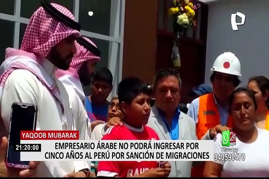 Yaqoob Mubarak: Migraciones prohíbe ingreso del millonario árabe al Perú por 5 años