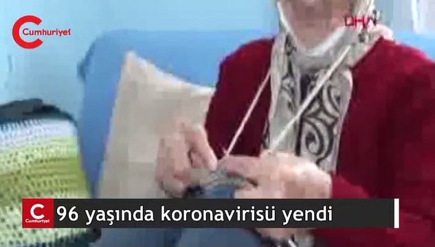 96 yaşında koronavirüsü yendi