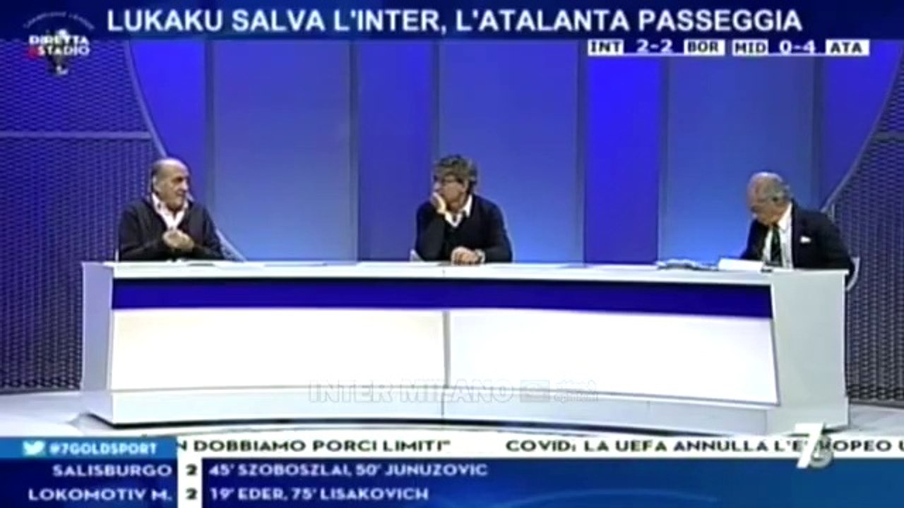 INTER-BORUSSIA MÖNCHENGLADBACH Post-Match * TRAMONTANA: MOLTO MEGLIO OGGI CHE CON LO SLAVIA PRAGA.