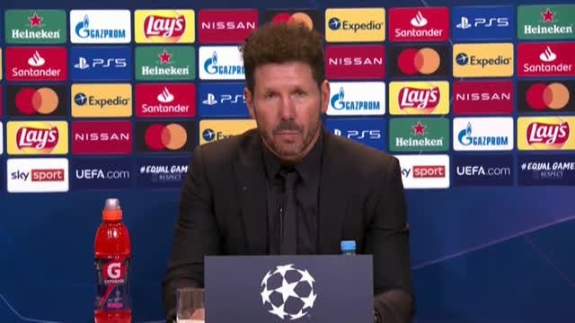 Simeone reconoce la contundencia del Bayern tras el 4-0