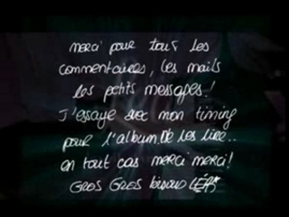 Teaser n1 Album Lea 7 avril 2008
