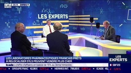 Les Experts : Les laboratoires pharmaceutiques français prêts à relocaliser s'ils peuvent vendre plus cher - 22/10