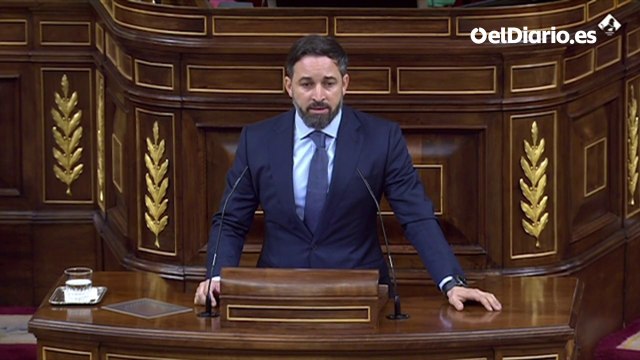 Abascal, a las diputadas de Unidas Podemos: Son mujeres, pero no representan a las mujeres