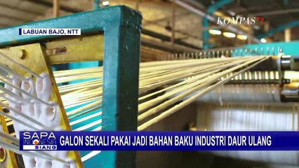 Galon Berbahan PET Jadi Bahan Baku Industri Daur Ulang