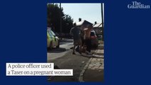 Footage shows pregnant woman Tasered by Welsh police