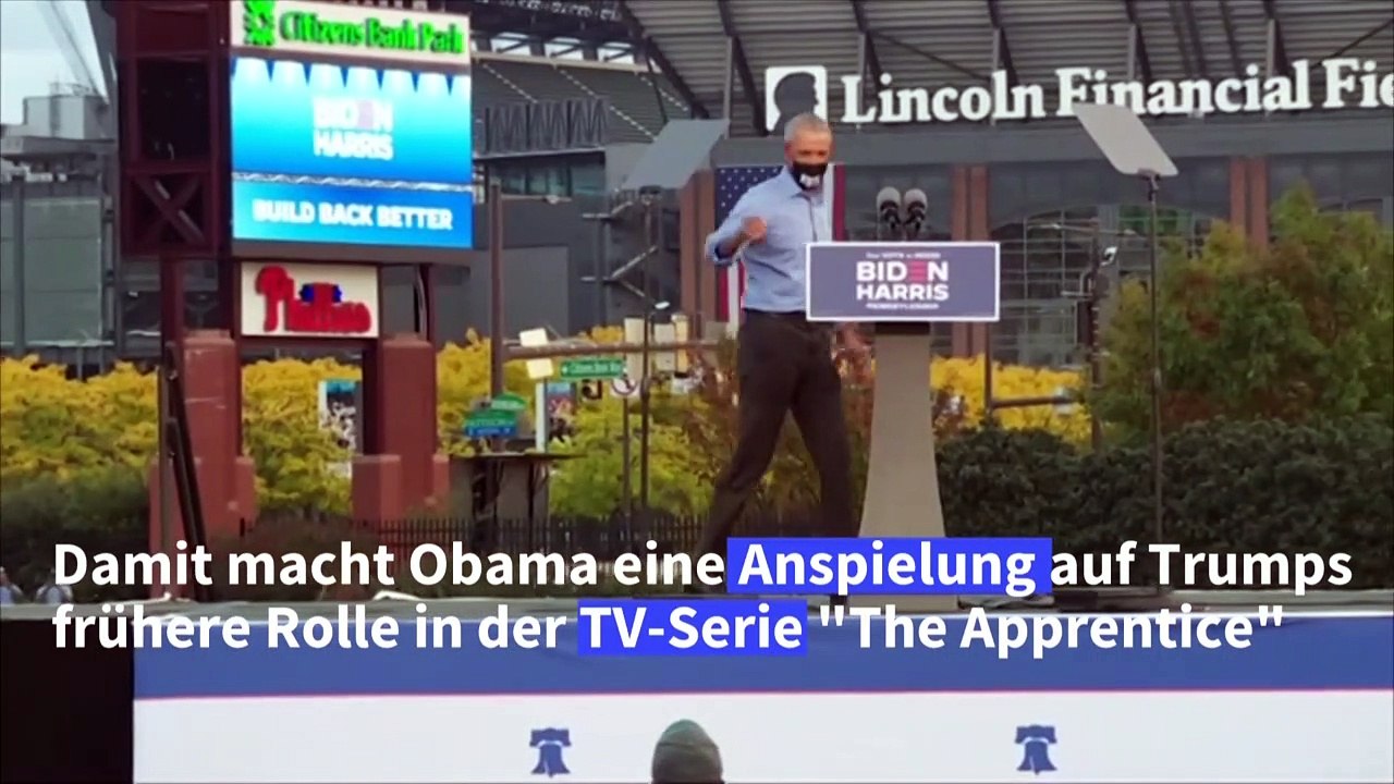 Obama: Trump ist 'unfähig, den Job ernst zu nehmen'