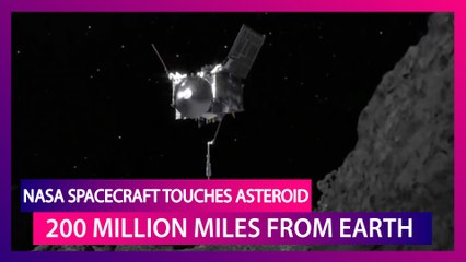 NASA Spacecraft Touches Down On Asteroid Bennu, Some 200 Million Miles From Earth; Grabs Sample Rock