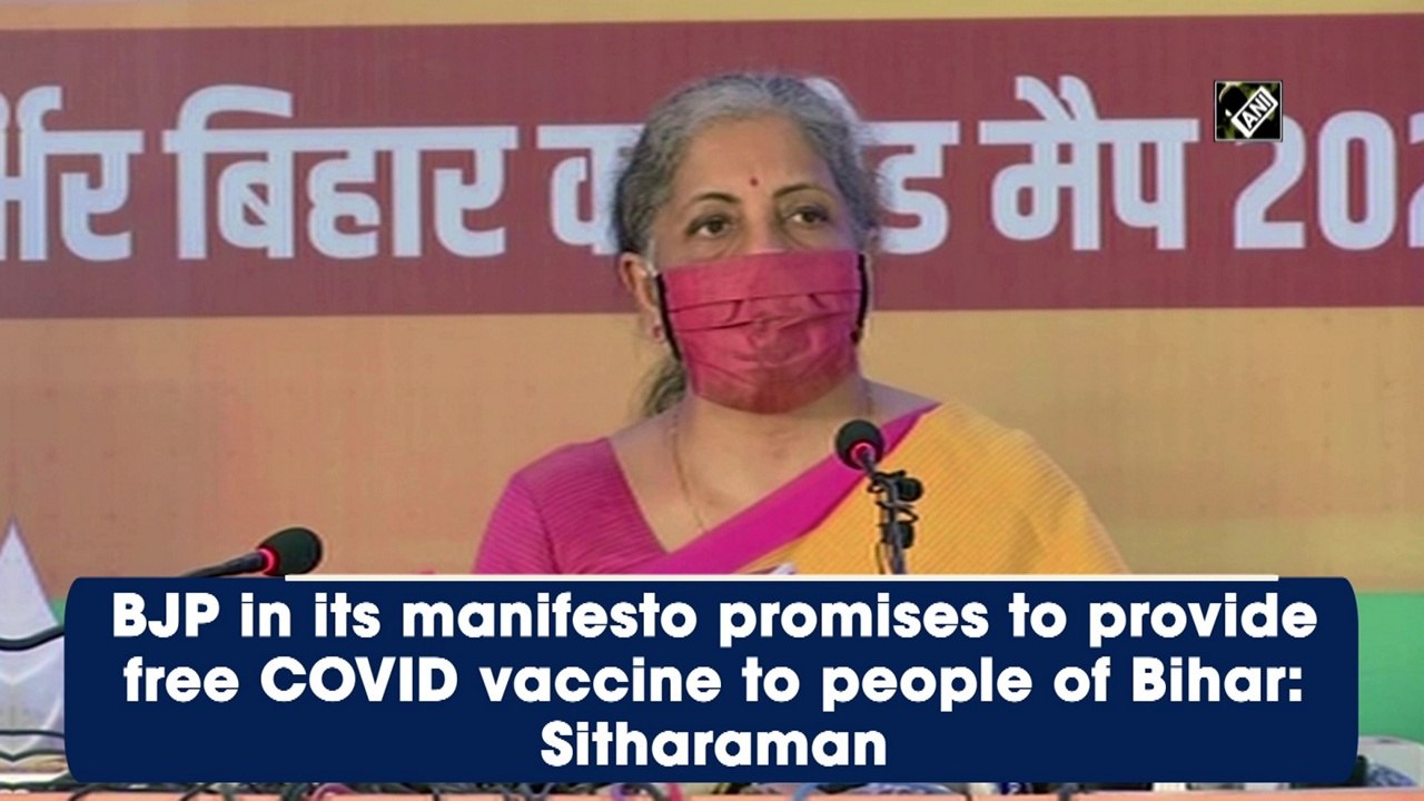 BJP promises free Covid-19 vaccine to people of Bihar in poll manifesto