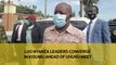 Luo Nyanza leaders converged in kisumu ahead of Uhuru meet