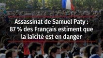 Assassinat de Samuel Paty : 87 % des Français estiment que la laïcité est en danger