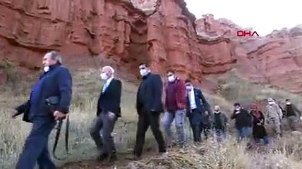 'Kırmızı periler diyarı' Narman Peribacaları, jeopark olacak