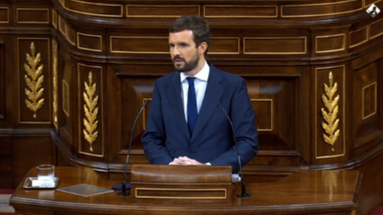 Casado anuncia que el PP votará 'no' a la moción de la ultraderecha