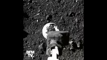 Les premières images de la sonde américaine Osiris-Rex percutant l'astéroïde Bennu