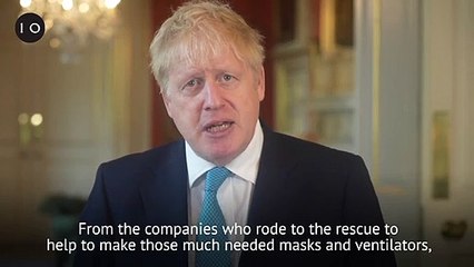 Prime Minister Boris Johnson speaking at the Great Northern Conference