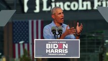 Obama says Trump can't even 'protect himself'