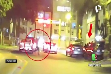 Fiscalizador de Surco impide secuestro de mujer