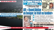 Le titrologue du jeudi 22 octobre 2020/ Conférence de presse de l'opposition,  Affi: