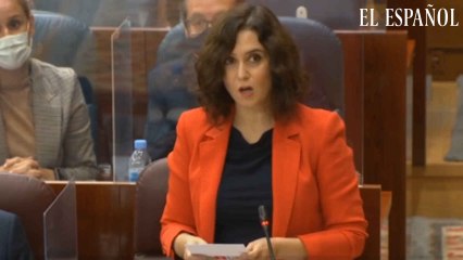 Ayuso, a Podemos: "¿Su propuesta para las adolescentes? Llegar solas y borrachas"