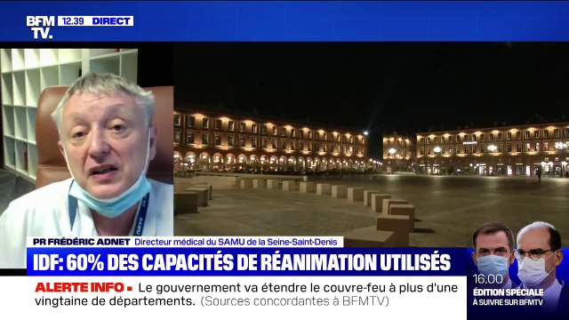 Covid-19: le Pr Frédéric Adnet pense qu'un reconfinement généralisé pourraient avoir de pires conséquences