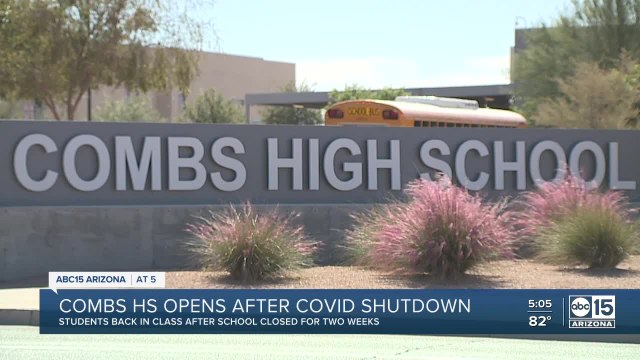 Combs High School reopens after closure due to COVID-19 cases