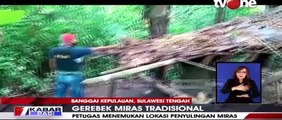 TNI-Polri Gerebek Lokasi Penyulingan Ribuan Miras Cap Tikus