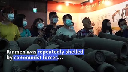 Taiwan blacksmith turns Chinese artillery shells into knives