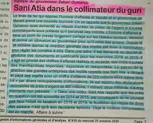 Revue Presse Labari Hausa 24 Octobre