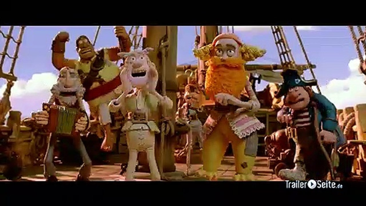 Die Piraten - Ein Haufen Merkwürdiger Typen Trailer und Filmkritik (2012)