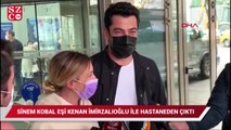 Sinem Kobal eşi  Kenan İmirzalıoğlu ile hastaneden çıktı