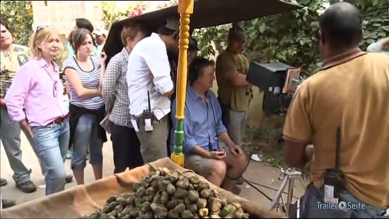 Backstage Blick zu Best Exotic Marigold Hotel