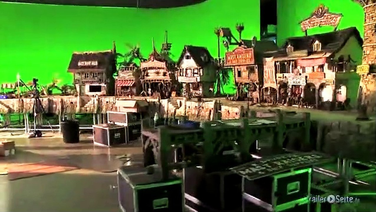 Backstage Blick zu Die Piraten