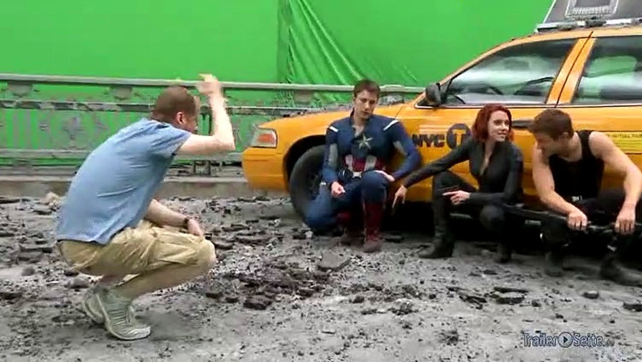 Backstage Blick zu Marvels The Avengers