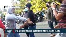 Viral Polisi Saling Pukul saat Demo, Polri: Salah Paham