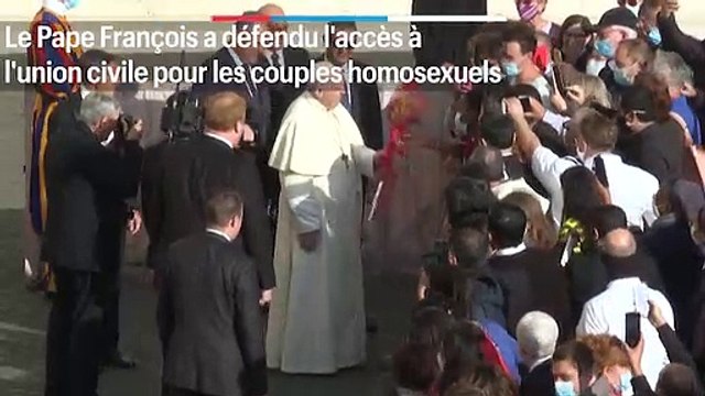 Le Pape François favorable à l'union civile pour les couples homosexuels