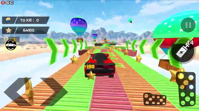 Ramp Car Stunts Impossible Tracks 3D - Mega Ramps Ultimate Race Shooting Game - Android GamePlay #2