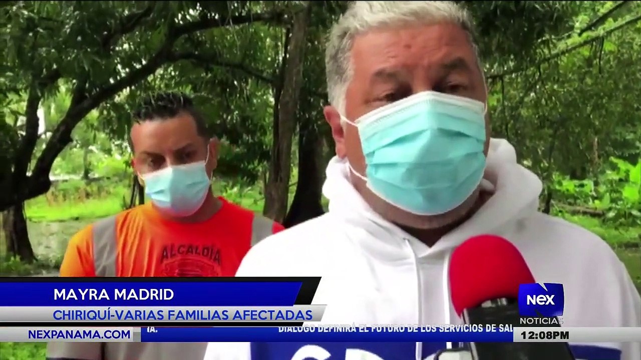 Varias familias afectadas tras desbordamiento de ríos en Chiriquí - Nex Noticias