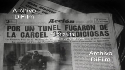 Women escape from the Cabildo jail in Montevideo - Uruguay 1971