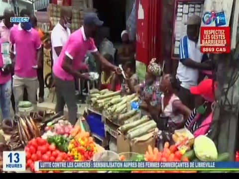 RTG - Lutte contre les cancers : sensibilisation auprès des femmes commerçantes de Libreville