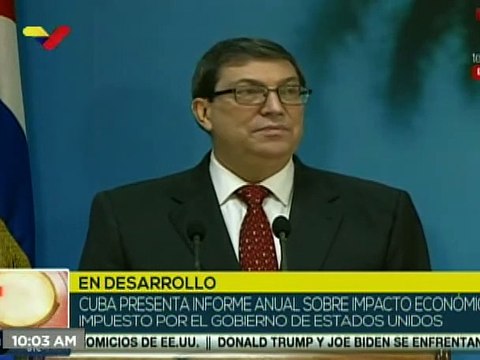 Cuba denuncia recrudecimiento en la política agresiva de bloqueo de EE.UU. entre 2019 y 2020