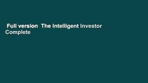 Full version  The Intelligent Investor Complete