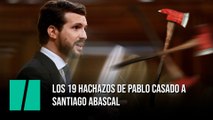 Los 19 hachazos de Casado a Abascal