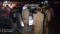 एसएसपी के निर्देश पर पुलिस ने वाहनों की ली तलाशी