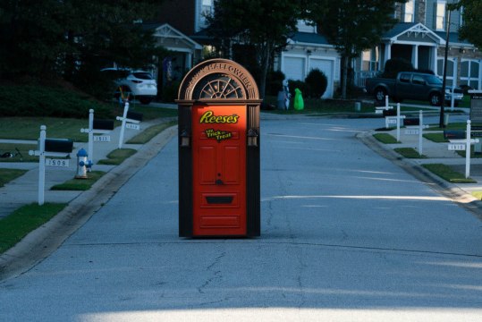 Reese's Created a Roving, Remote-Controlled Door to Help Make Trick-or-Treating Safer This