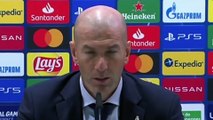 Football - Champions League - Zinédine Zidane after Real Madrid 2-3 Chakhtar