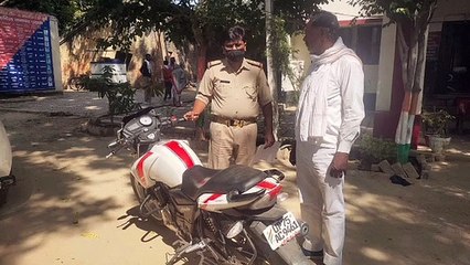 गैंगस्टर के विरुद्ध कार्रवाई करते हुए 70,000 रुपए की संपत्ति हुई जप्त