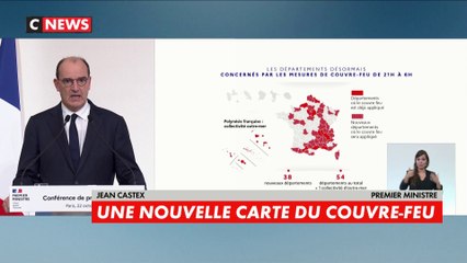 J. Castex: «Cette progression de l’épidémie nous conduit à étendre les mesures de couvre-feu à 38 nouveaux départements»