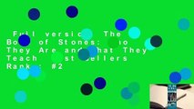 Full version  The Book of Stones: Who They Are and What They Teach  Best Sellers Rank : #2