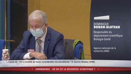 Dominique Dunon-Bluteau :"L'hydroxychloroquine n'est pas efficace contre le COVID-19"