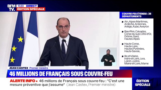 Jean Castex: Si nous ne réussissons pas collectivement à juguler l'épidémie, nous devrons envisager des mesures beaucoup plus dures
